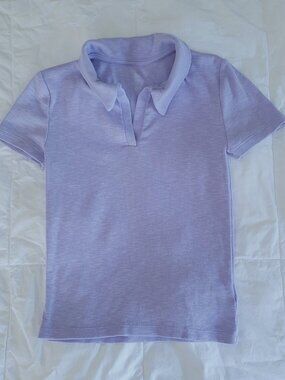 Gap Short-Sleeve Collared Knit Top 8